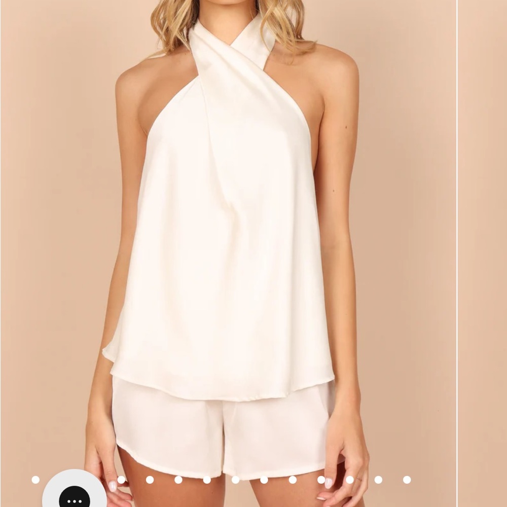 Petal & pup sweet pea halter & shorts set size M